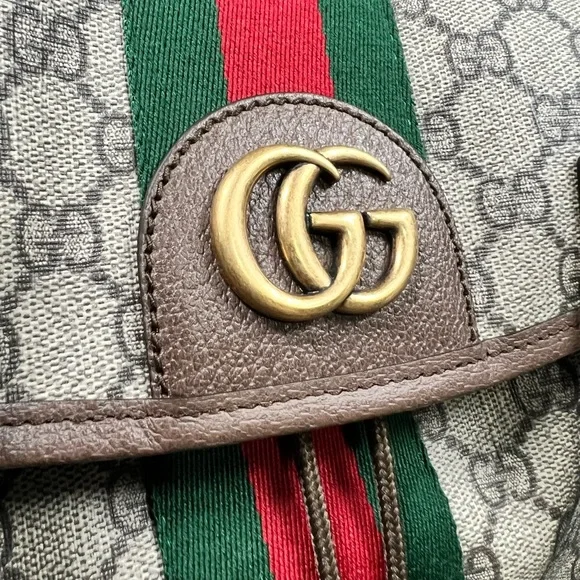 🛑SOLD🛑🍓GUCCI OPHIDIA GG MEDIUM BACKPACK🍓 - Picture 4 of 13
